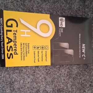 Yellow & Black Tempered Glass Screen Protector